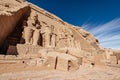 Great Temple built by Ramesses II in southern Egypt the Abu Simbel Temple near Aswan