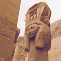 The great temple of Hatshepsut, Karnak, Luxor, Egypt Royalty Free Stock Photo