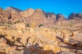 The great temple and Qasr al Bint at petra, Jordan