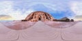 Abu Simbel Temple Panorama 360 VR Royalty Free Stock Photo