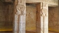 Interior Details of Abu Simbel. The Great Temple of Ramesses II. Royalty Free Stock Photo