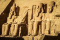 The Great Temple of Ramses II at Abu Simbel, Egypt Royalty Free Stock Photo