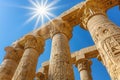The great temple of vinesc, with its colossal columns and intricate hieroglyphs, is an iconic symbol of ancient egypt's archi