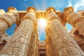 The great temple of vinesc, with its colossal columns and intricate hieroglyphs, is an iconic symbol of ancient egypt's archi