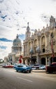 Great Theater Gran Teatro and Capitolio - Havana, Cuba Royalty Free Stock Photo