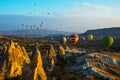 The great tourist attraction of Cappadocia - balloon flight. Cappadocia is known around the world as one of the best places to fly