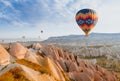 Great tourist attraction of Cappadocia hot air balloon flight