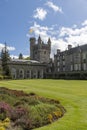 The great tower and garden Scotland Balmoral Castle Royalty Free Stock Photo