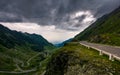 Great Transfagarasan rout in stormy summer weather