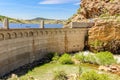 Tarryall Reservoir Dam in Colorado Royalty Free Stock Photo