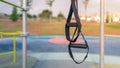 Great TRX workout fitness to exercises. Special hanging device for exercising