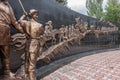 Great Urkun memorial to those who died fleeing Russian occupation, Victory Park, Karakol, Kyrgyzstan