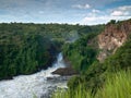 Great view of the canyon with waterfall