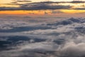 Great view of the foggy at Doi Luang Chiang Dao, High mountain in Chiang Mai Province, Thailand