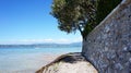 Great view of Lake Garda from Sirmione beach, Italy.