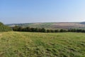 View from field in Lincolnshire Wolds area