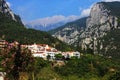 Great view of Mount Olympus from Litochoro, Greece Royalty Free Stock Photo
