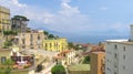 View of Mount Vesuvius from Naples Royalty Free Stock Photo