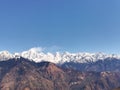 Great view of panchachuli peak Royalty Free Stock Photo