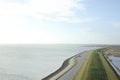 Great view from Plompe Toren in Koudekerke near the coast of the North Sea in the Netherlands