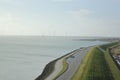 Great view from Plompe Toren in Koudekerke near the coast of the North Sea in the Netherlands