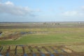 Great view from Plompe Toren in Koudekerke near the coast of the North Sea in the Netherlands