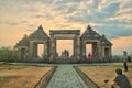 A great view from Ratu Boko's temple, Sleman Yogyakarta