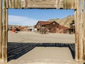 Great view of Tabernas desert, movie set place in Almeria, andalusia, Spain