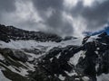 Great views to the peaks and glaciers of the Austrian Alps on Kapruner TÃÂ¶rl.