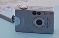 Vintage Nikon Canon Power Shot S100 camera from the 2000`s
