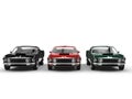 Great vintage muscle cars - classic colors