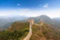 The great wall at autumn Royalty Free Stock Photo