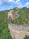 On the Great Wall of China Royalty Free Stock Photo