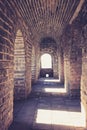 Great wall of china Architecture details Vault Brick wall Historical site Royalty Free Stock Photo