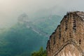 Great Wall of China through the Mist