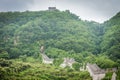 The Great Wall of China in Dandong Royalty Free Stock Photo