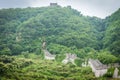 The Great Wall of China in Dandong Royalty Free Stock Photo