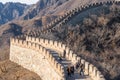 Great Wall of China - Day Winter browns, looking down - with no recognisable people