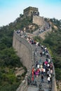 The Great Wall of China is one of the seven wonders of the world Royalty Free Stock Photo