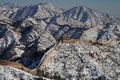Great Wall of China Panoramic Royalty Free Stock Photo