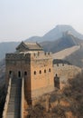 The Great Wall of China. This section of the Great Wall is at Jinshanling near Beijing. Royalty Free Stock Photo