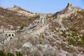 The Great Wall of China in spring