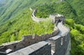 Great Wall of China in Summer Royalty Free Stock Photo