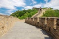 Great Wall of China in Summer Royalty Free Stock Photo