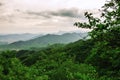 Great Wall of China in Summer. Mutianyu section near Beijing Royalty Free Stock Photo