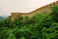Great Wall of China in Summer. Mutianyu section near Beijing Royalty Free Stock Photo