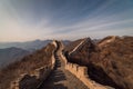 The Great Wall of China winding mountain pathway at Jiankou