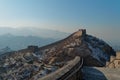 Great Wall of China in winter Royalty Free Stock Photo