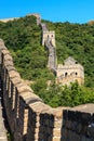 Great wall near Beijing in China Royalty Free Stock Photo