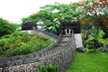 The Great Wall in Splendid Chinese culture theme park Royalty Free Stock Photo